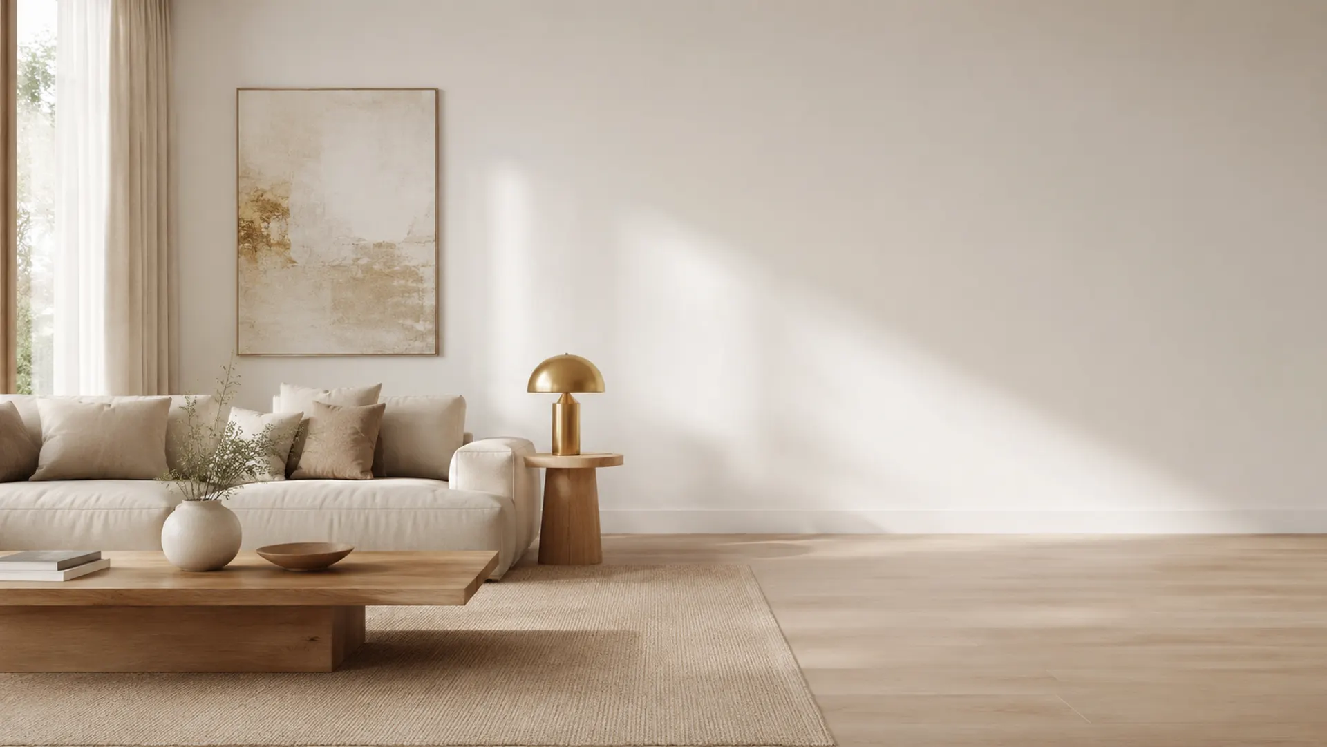 Wohnzimmer bei Tageslicht